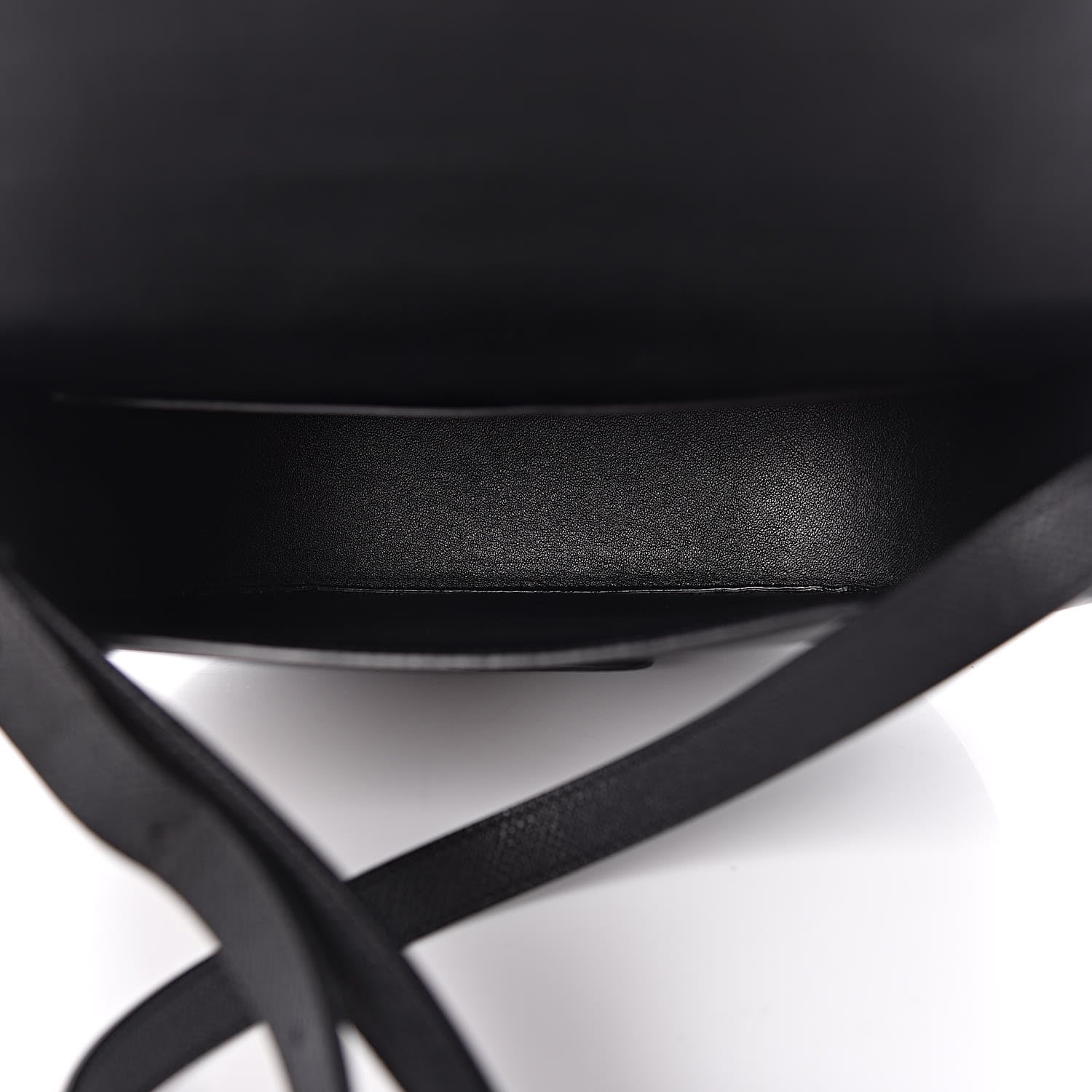 Celine Grained Calfskin Compact Trotteur Black 5 of 8