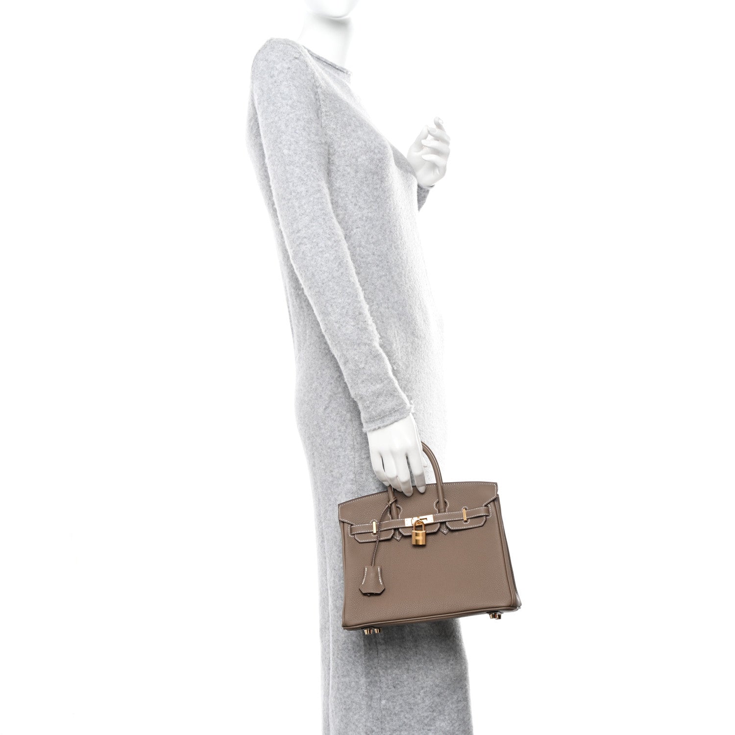 Hermes Togo Birkin 25 Etoupe 2 of 11