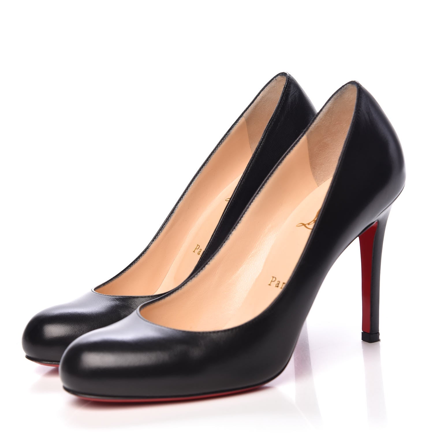 Christian Louboutin Kid Simple 100 Pumps 37.5 Black 3 of 12