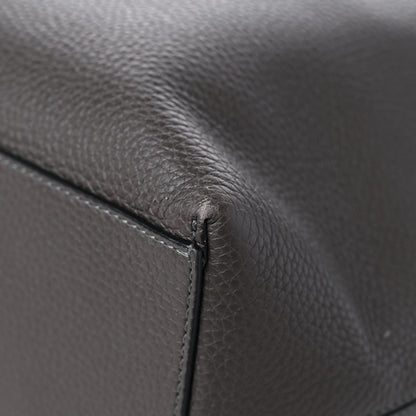 Valentino Garavani Grained Calfskin Rockstud Shoulder Tote Graphite 7 of 11