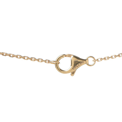 Cartier 18K Yellow Gold Diamond Mother of Pearl XS Amulette de Cartier Pendant Necklace 4 of 7