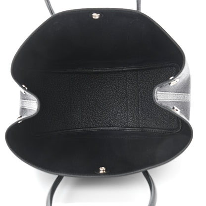 Hermes Toile Militaire Negonda Garden Party 30 TPM Black 5 of 10