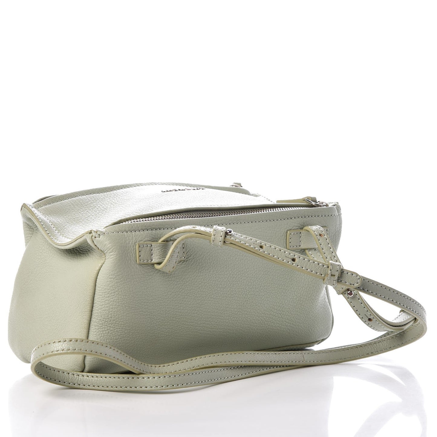 Sugar Goatskin Mini Pandora Aqua Green