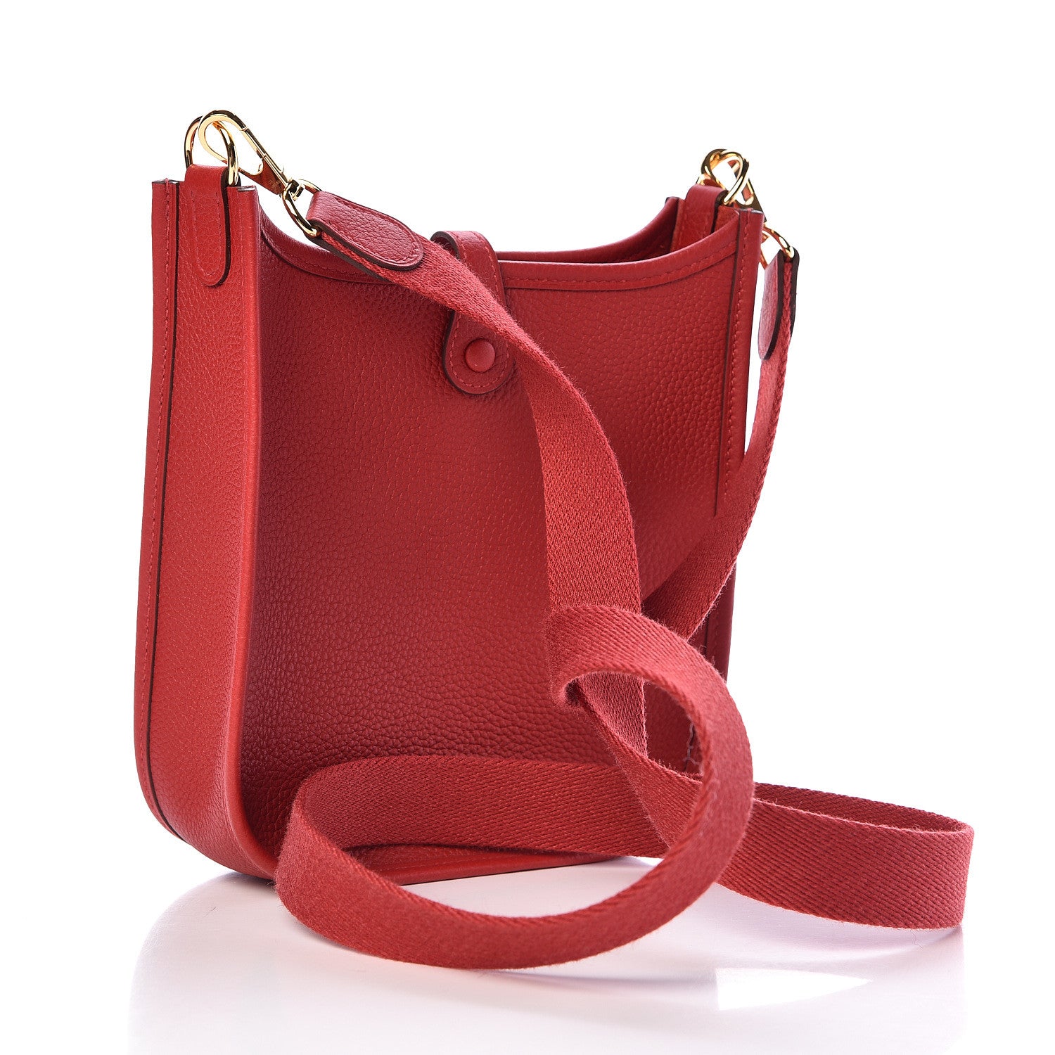 Hermes Taurillon Maurice Evelyne TPM Rouge Piment 3 of 11