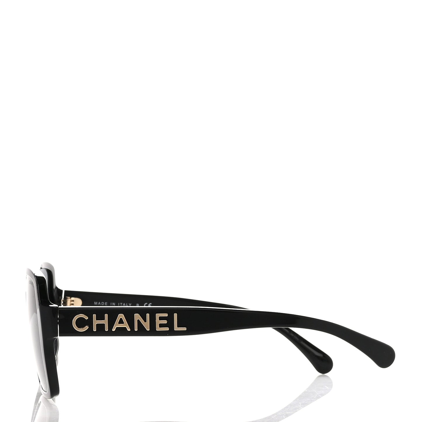 Acetate Square Sunglasses 5408-A Black
