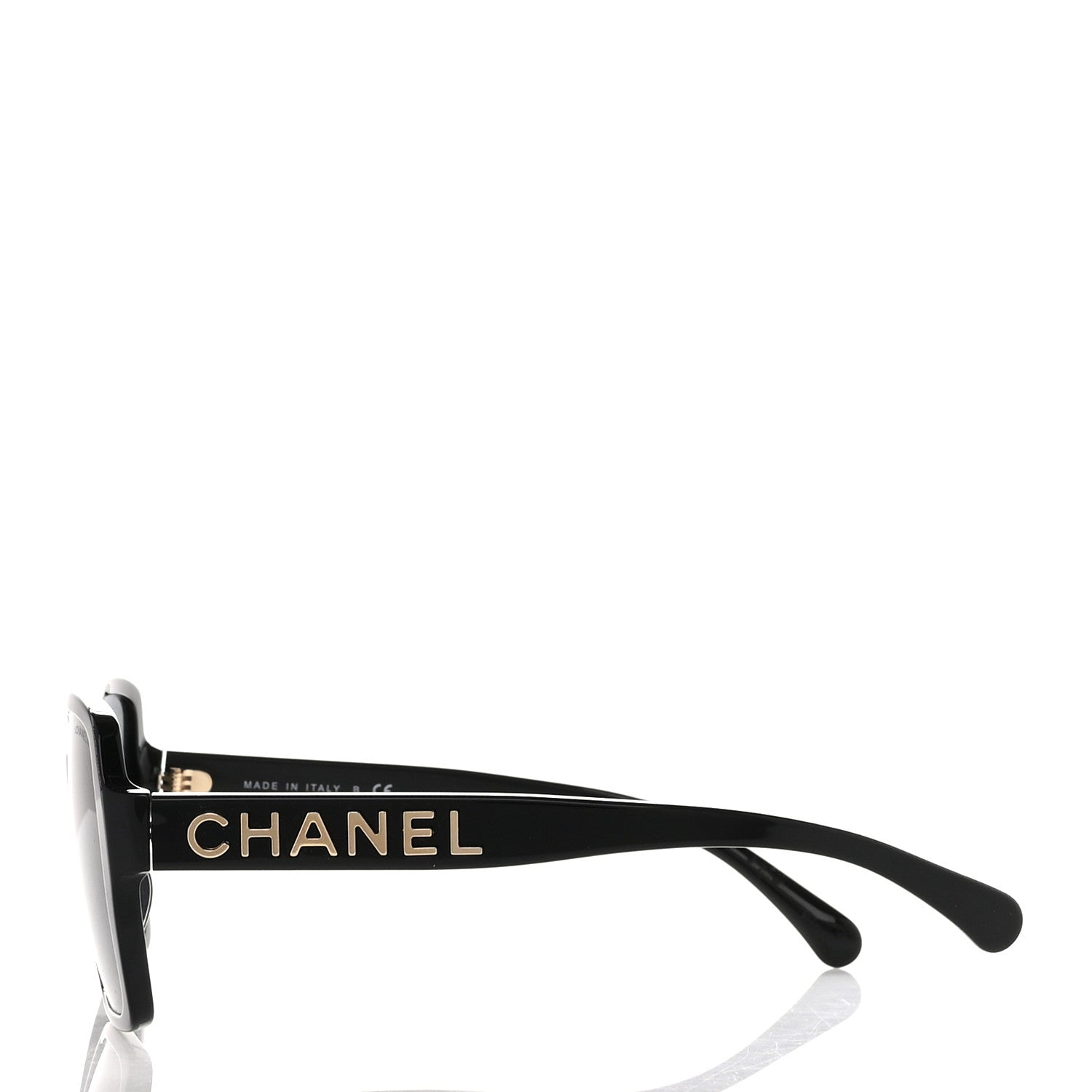 Chanel Acetate Square Sunglasses 5408-A Black 3 of 7