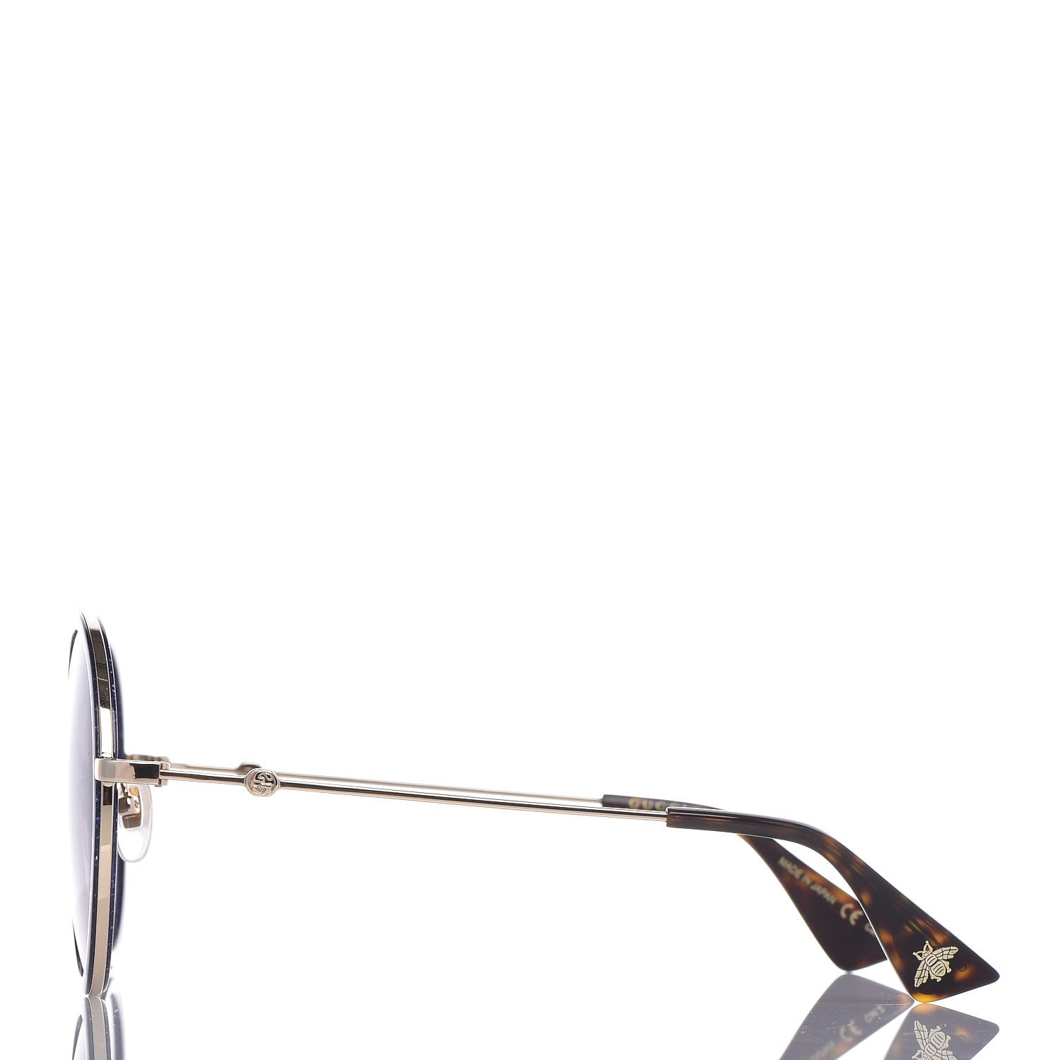 Gucci Round Glitter Sunglasses GG0061S Blue 3 of 7