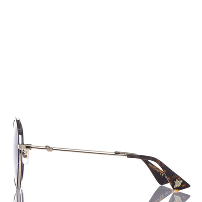 Gucci Round Glitter Sunglasses GG0061S Blue 3 of 7