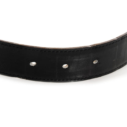 Hermes Box Togo Reversible Belt Strap Noir Gold 110 5 of 5