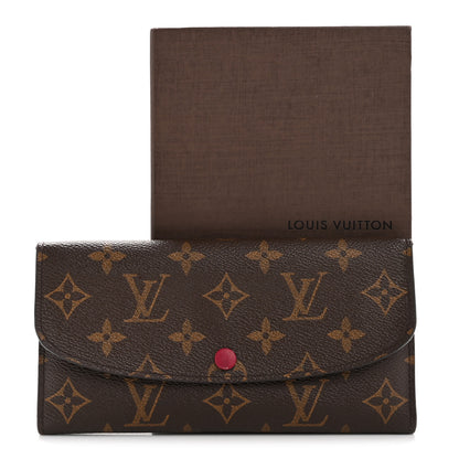 Louis Vuitton Monogram Emilie Wallet Fuchsia 22 of 22