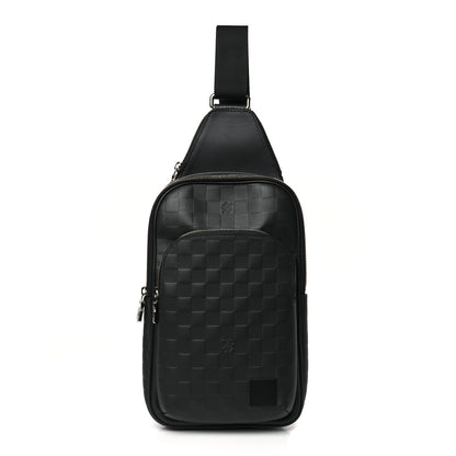Louis Vuitton Damier Infini Avenue Sling Bag NM Onyx 1 of 8