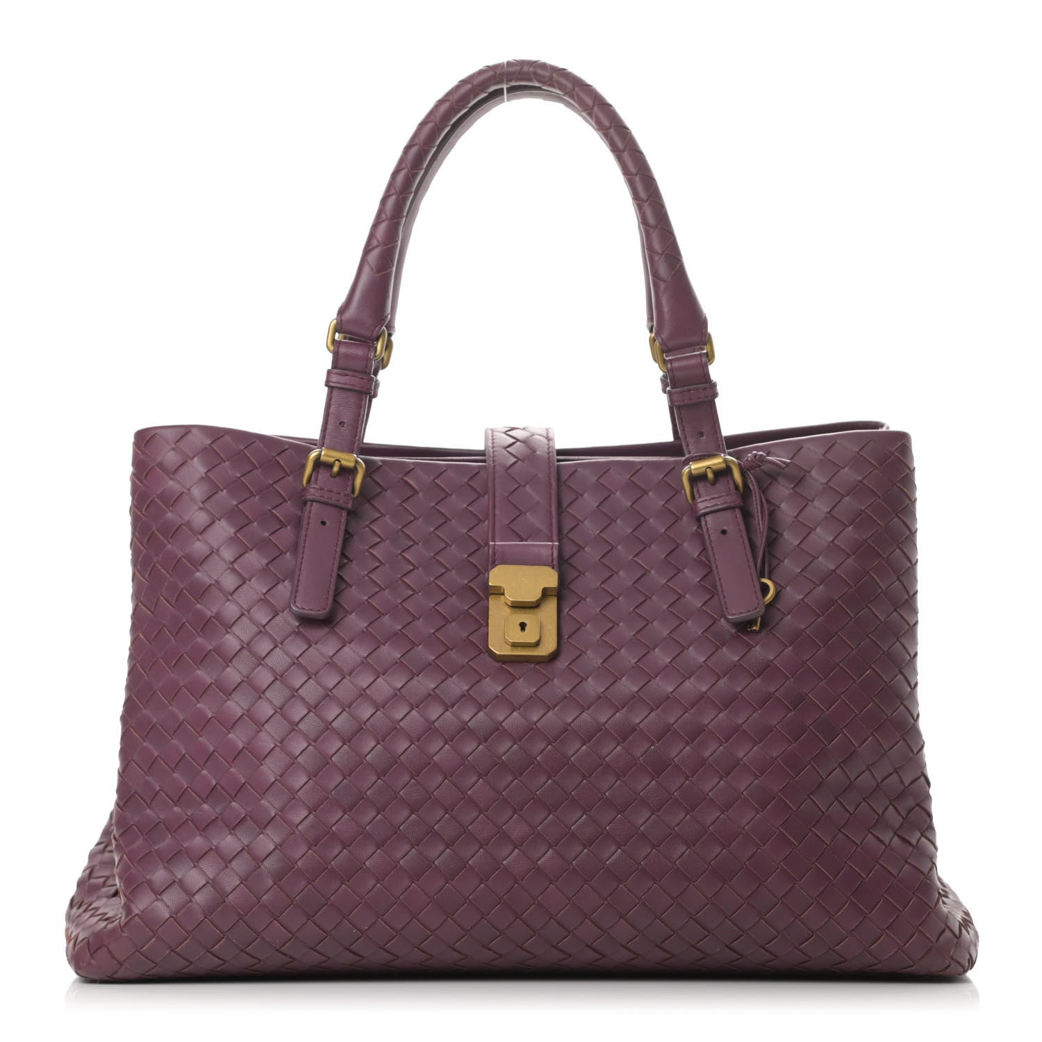Bottega Veneta Nappa Intrecciato Medium Roma Tote Opera 1 of 14