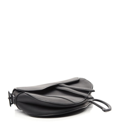 Christian Dior Ultra Matte Calfskin Saddle Bag Black 4 of 14