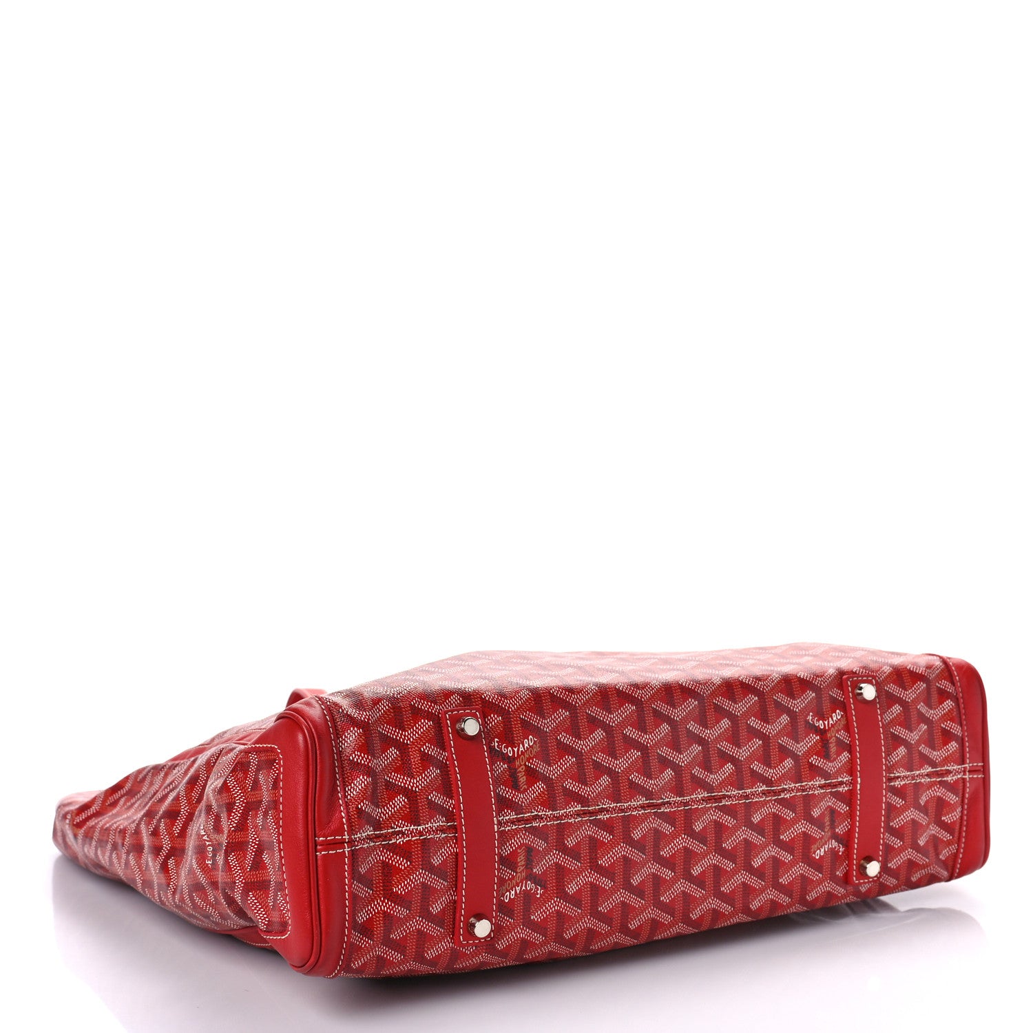 Goyard Goyardine Voltaire Smile Tote Red 4 of 8