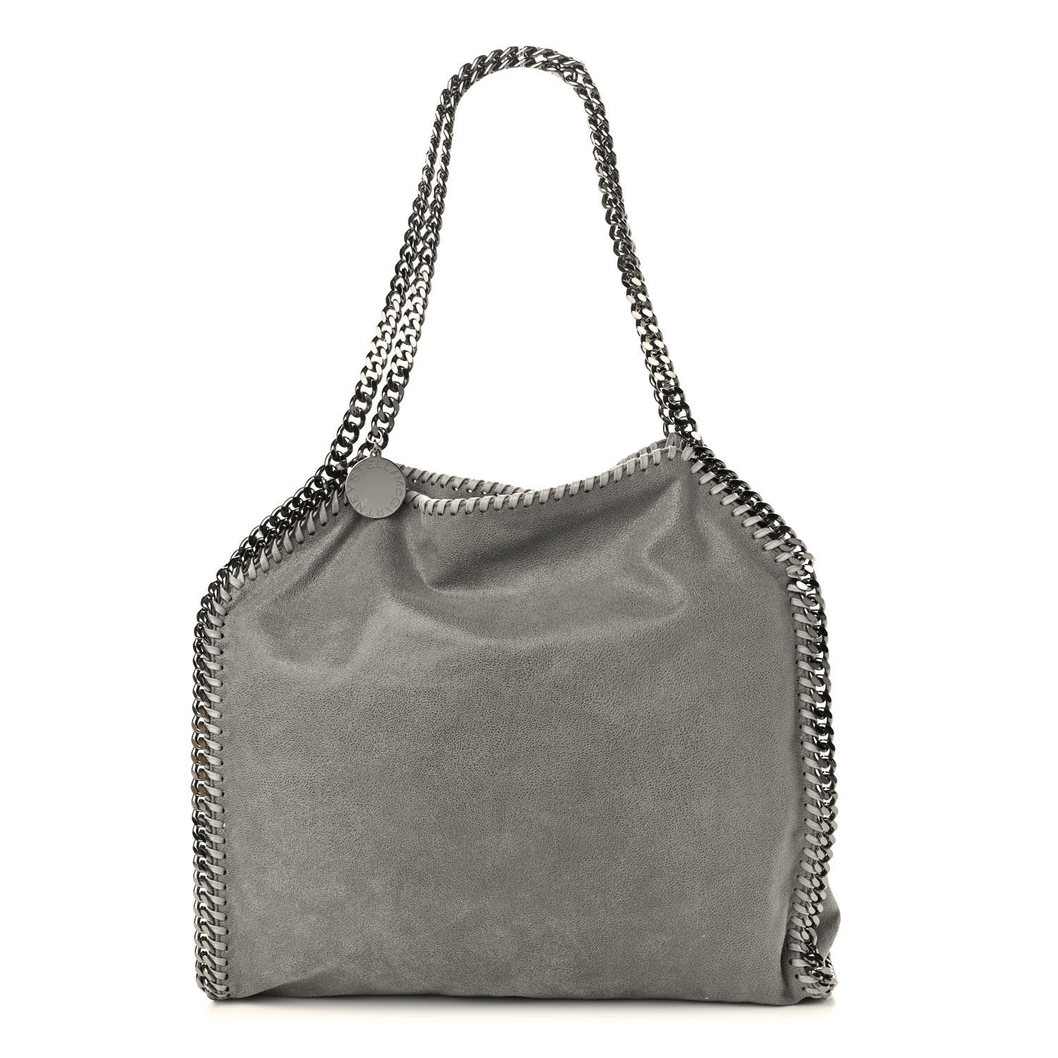Stella McCartney Shaggy Deer Falabella Fold Over Tote Grey 1 of 9