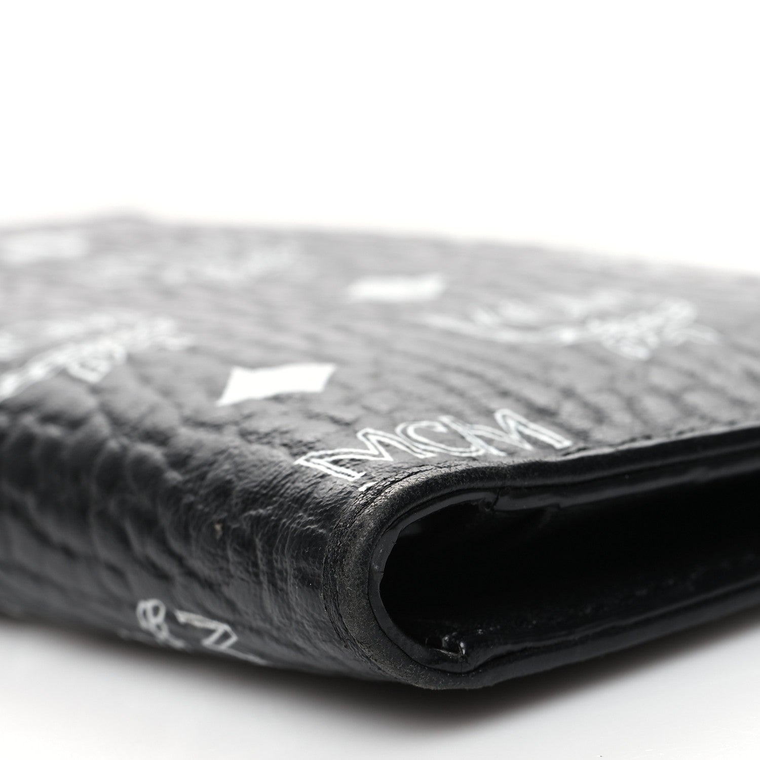 MCM Visetos Passport Holder Black 10 of 12