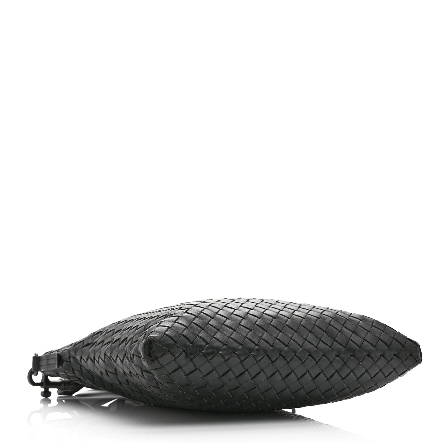 Nappa Intrecciato VN Crossbody Messenger Bag Black