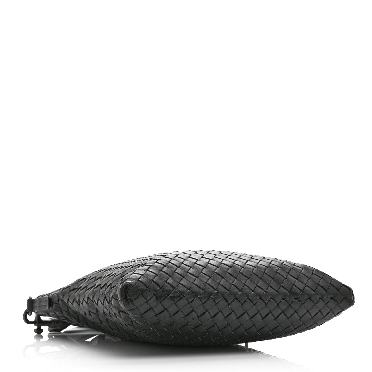 Bottega Veneta Nappa Intrecciato VN Crossbody Messenger Bag Black 4 of 12