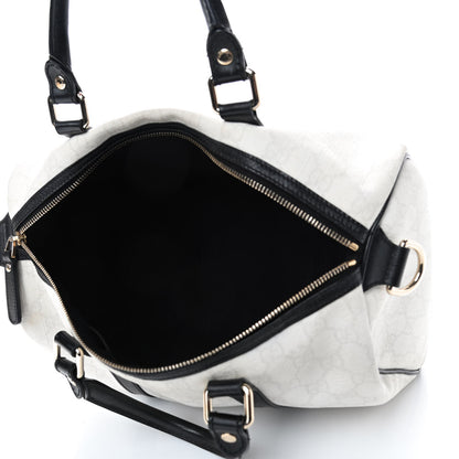 Gucci GG Plus Monogram Medium Joy Boston White Black 4 of 9