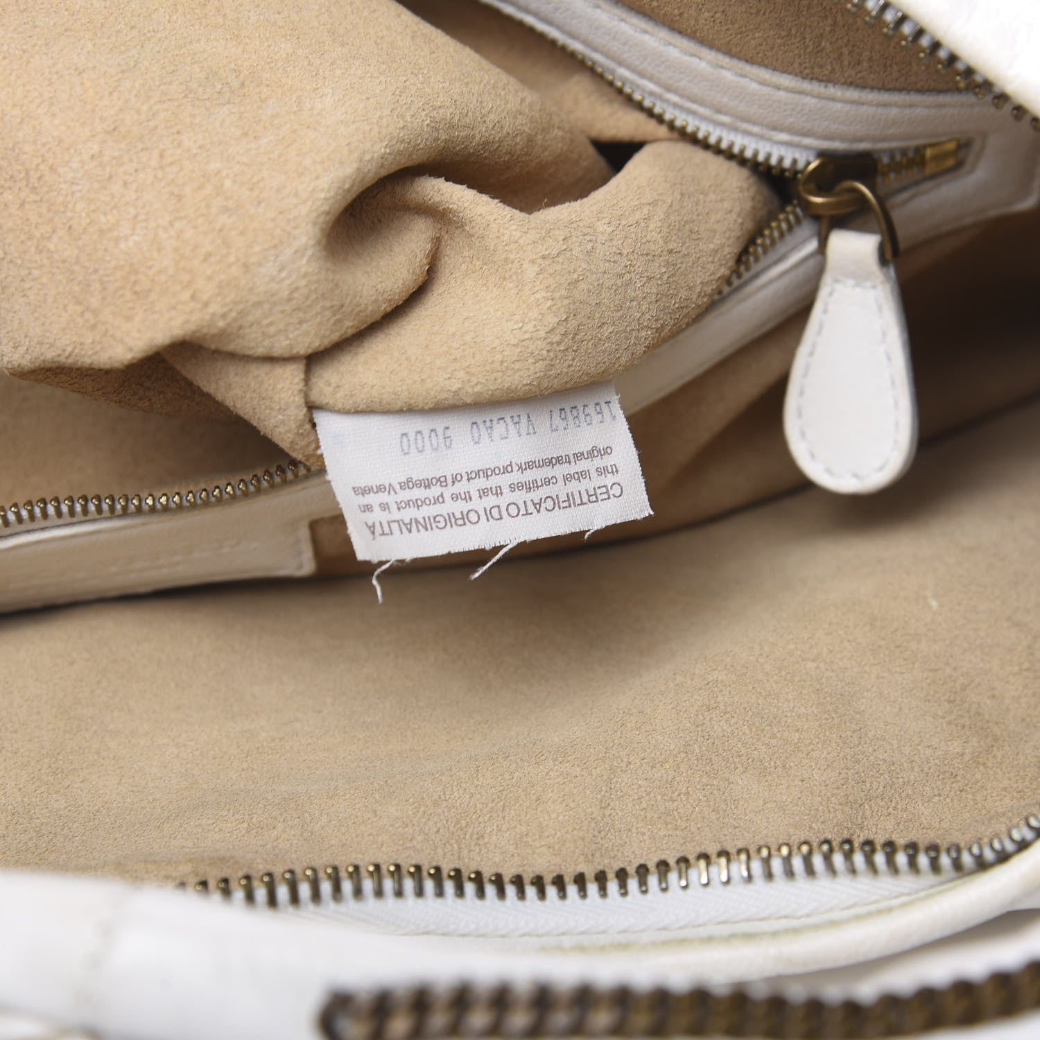 Bottega Veneta Nappa Intrecciato Medium Veneta Chain Hobo White 6 of 14