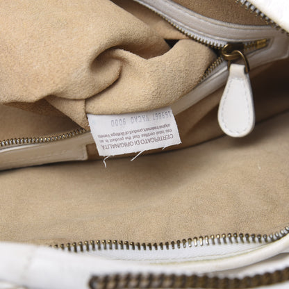 Bottega Veneta Nappa Intrecciato Medium Veneta Chain Hobo White 6 of 14