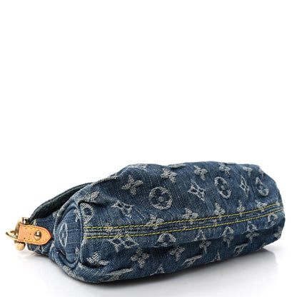 Louis Vuitton Monogram Denim Mini Pleaty Blue 4 of 8