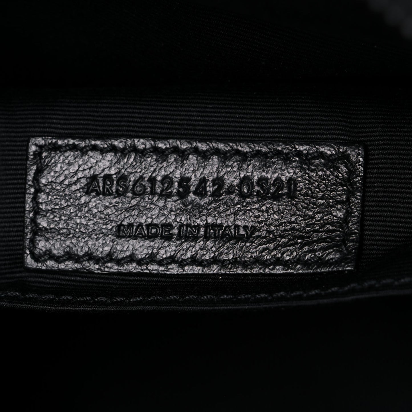 Lambskin Monogram Lou Camera Bag Black