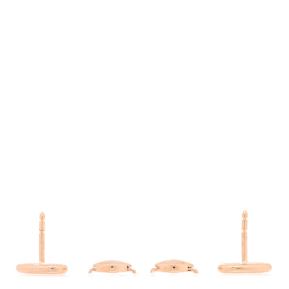 Hermes 18K Rose Gold TPM Farandole Stud Earrings 3 of 4