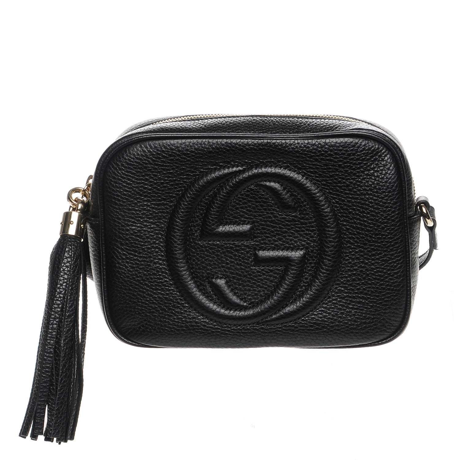Gucci Pebbled Calfskin Small Soho Disco Bag Black 1 of 8
