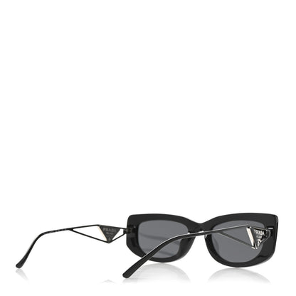 Prada Acetate Sunglasses SPR 14Y Black Slate Gray 4 of 7