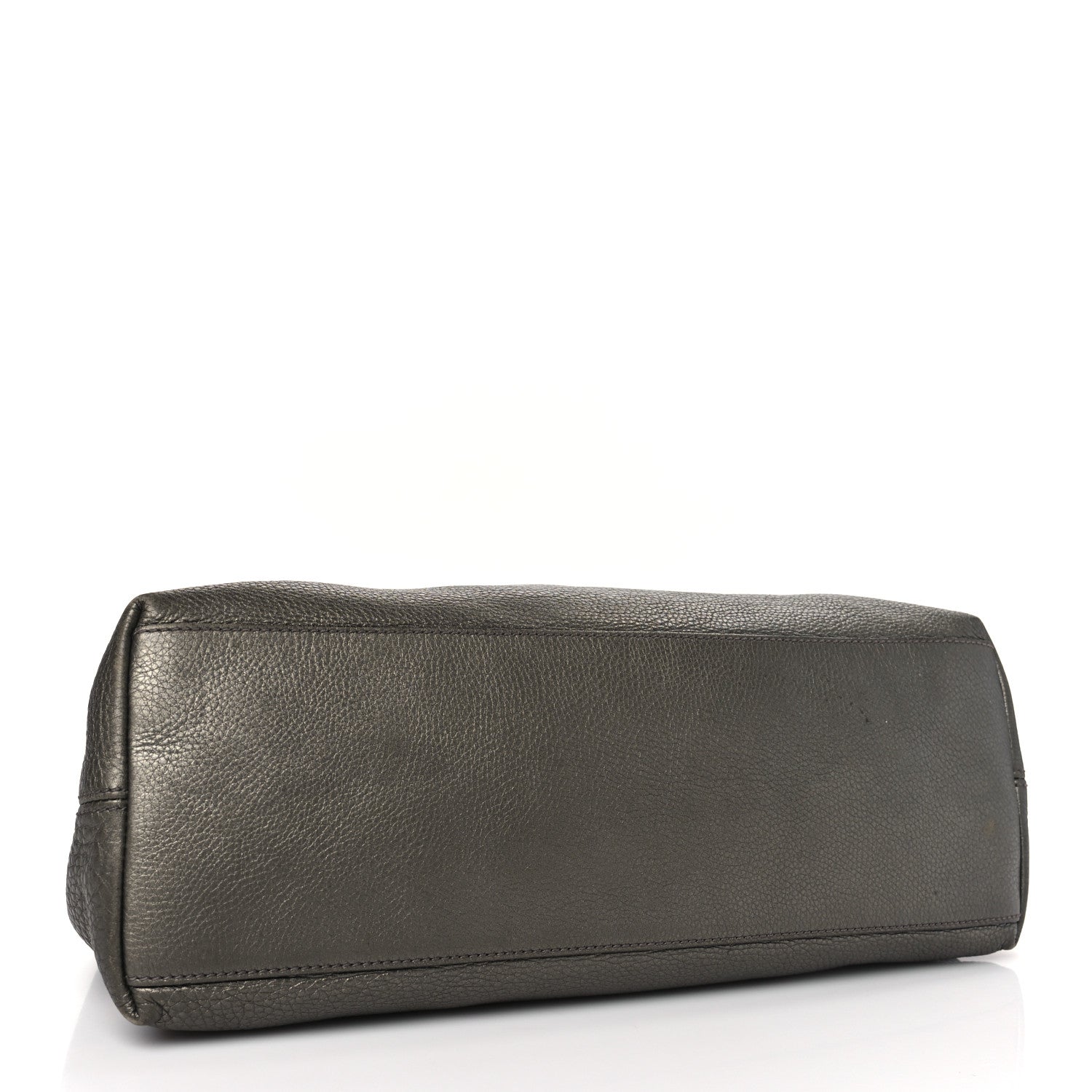 Gucci Metallic Pebbled Calfskin Medium Soho Chain Shoulder Bag Sasso 4 of 12