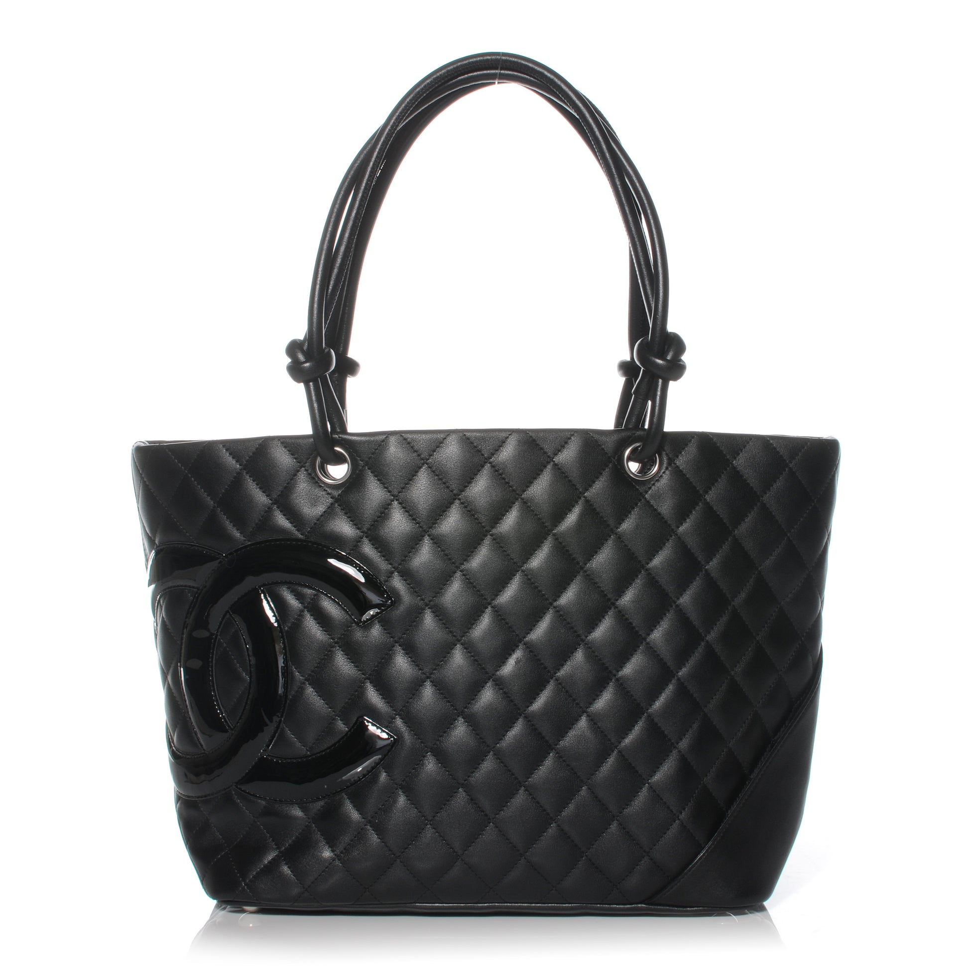 Chanel Calfskin Quilted Large Cambon Tote Black 1 of 8