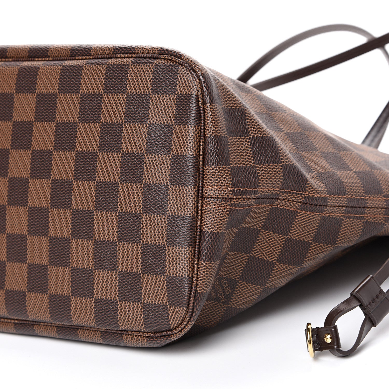 Louis Vuitton Damier Ebene Neo Neverfull MM Rose Ballerine 11 of 12