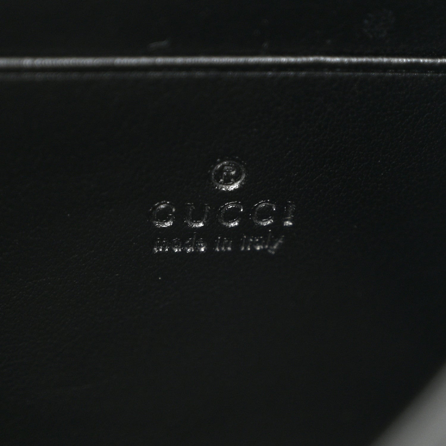 Gucci Calfskin Matelasse GG Marmont Chain Wallet Black 6 of 12