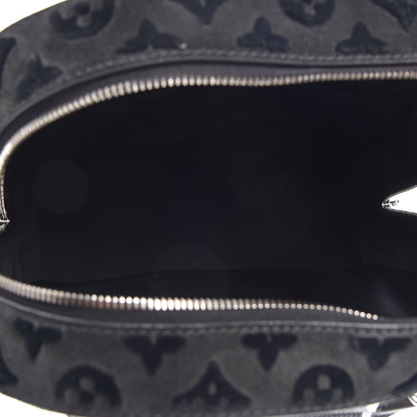Monogram Suede Tuffetage Deauville Cube Gris