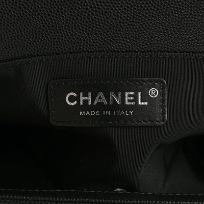 Chanel Caviar Quilted Medium Boy Flap Black 6 of 12