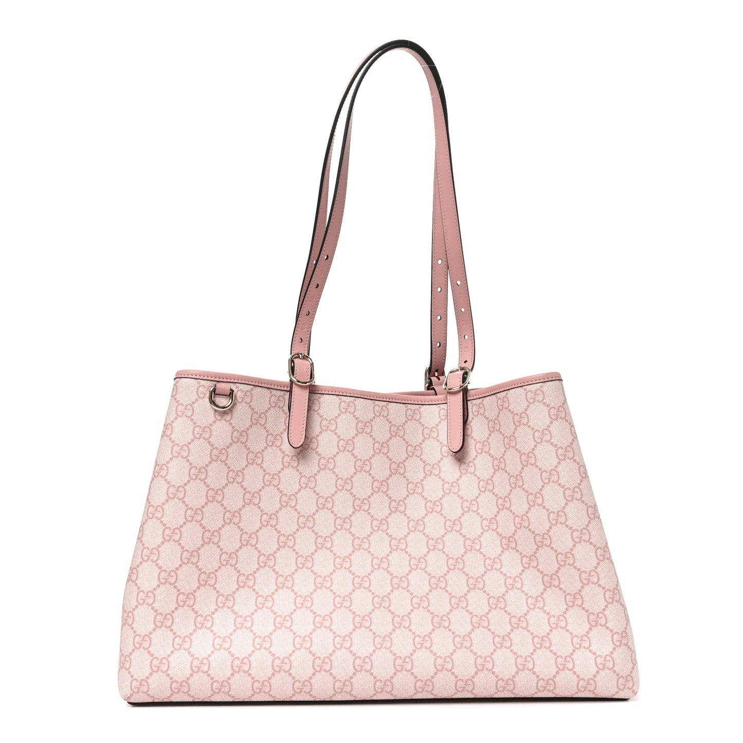 GG Supreme Monogram Emblem Large Tote Bag Light Pink