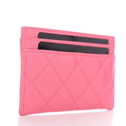 Chanel Caviar Quilted Incognito Card Holder Pink 2 of 8