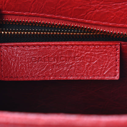 Balenciaga Agneau XS Bazar Shopper Tote Rouge Groseille 6 of 9