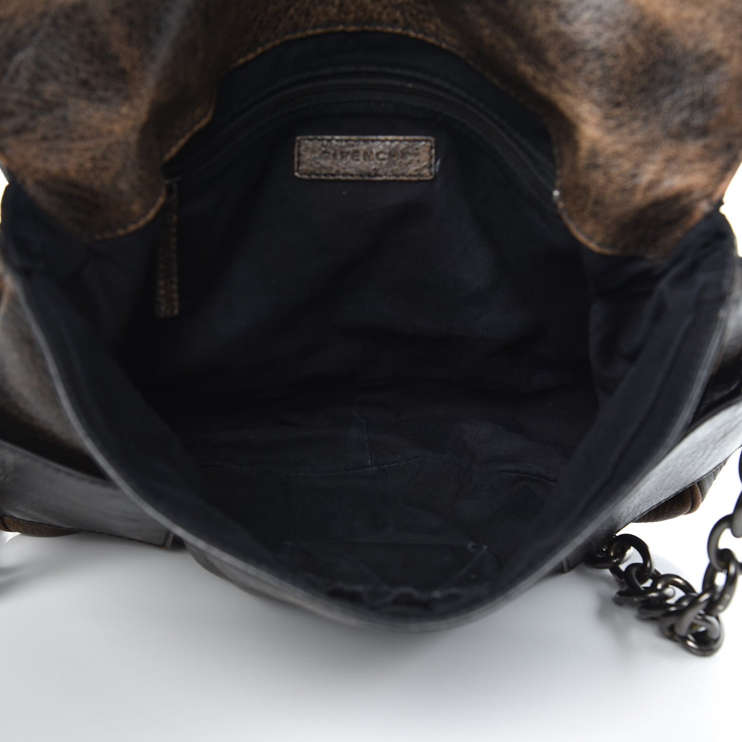 Tumbled Sheepskin Eve Messenger Brown