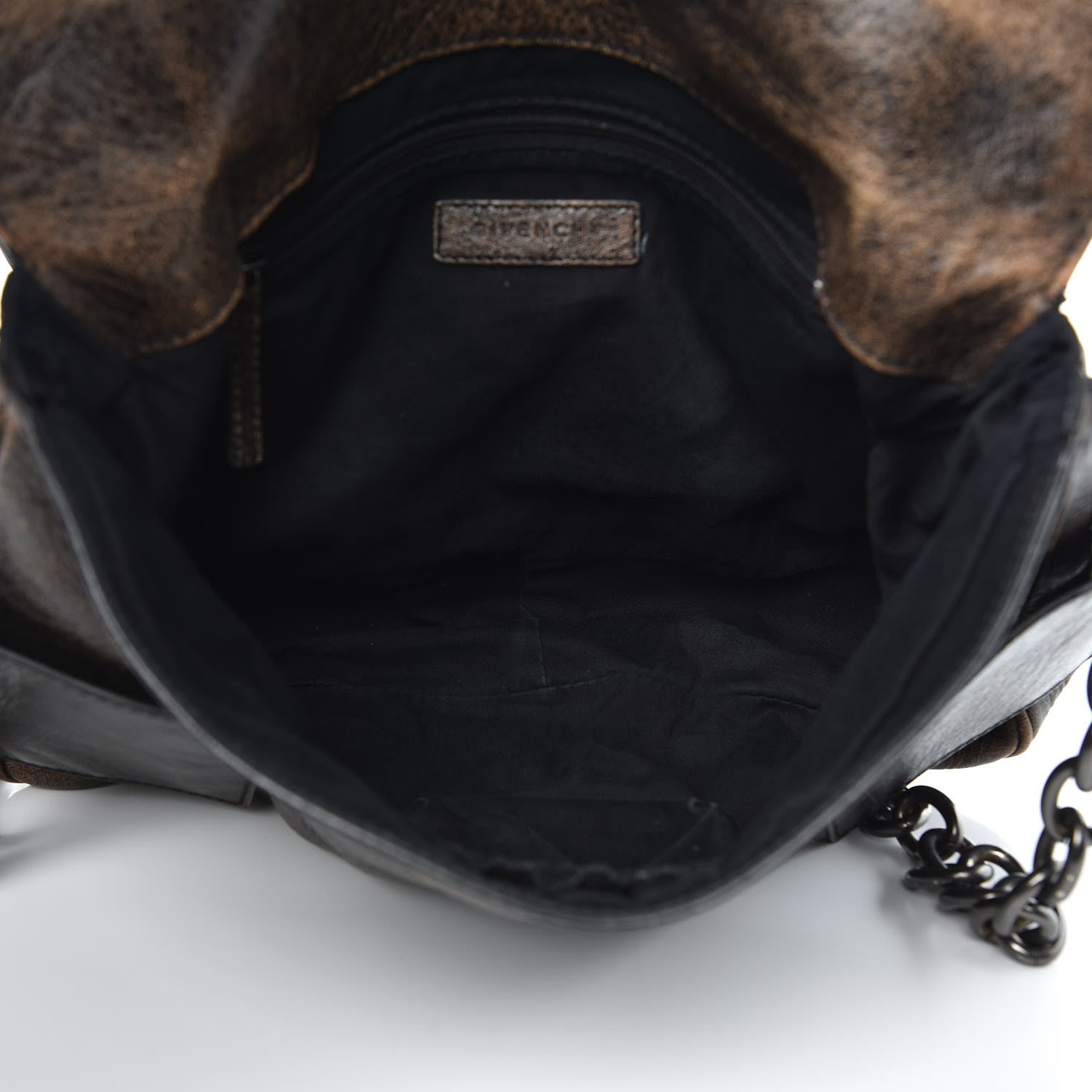 Givenchy Tumbled Sheepskin Eve Messenger Brown 5 of 16