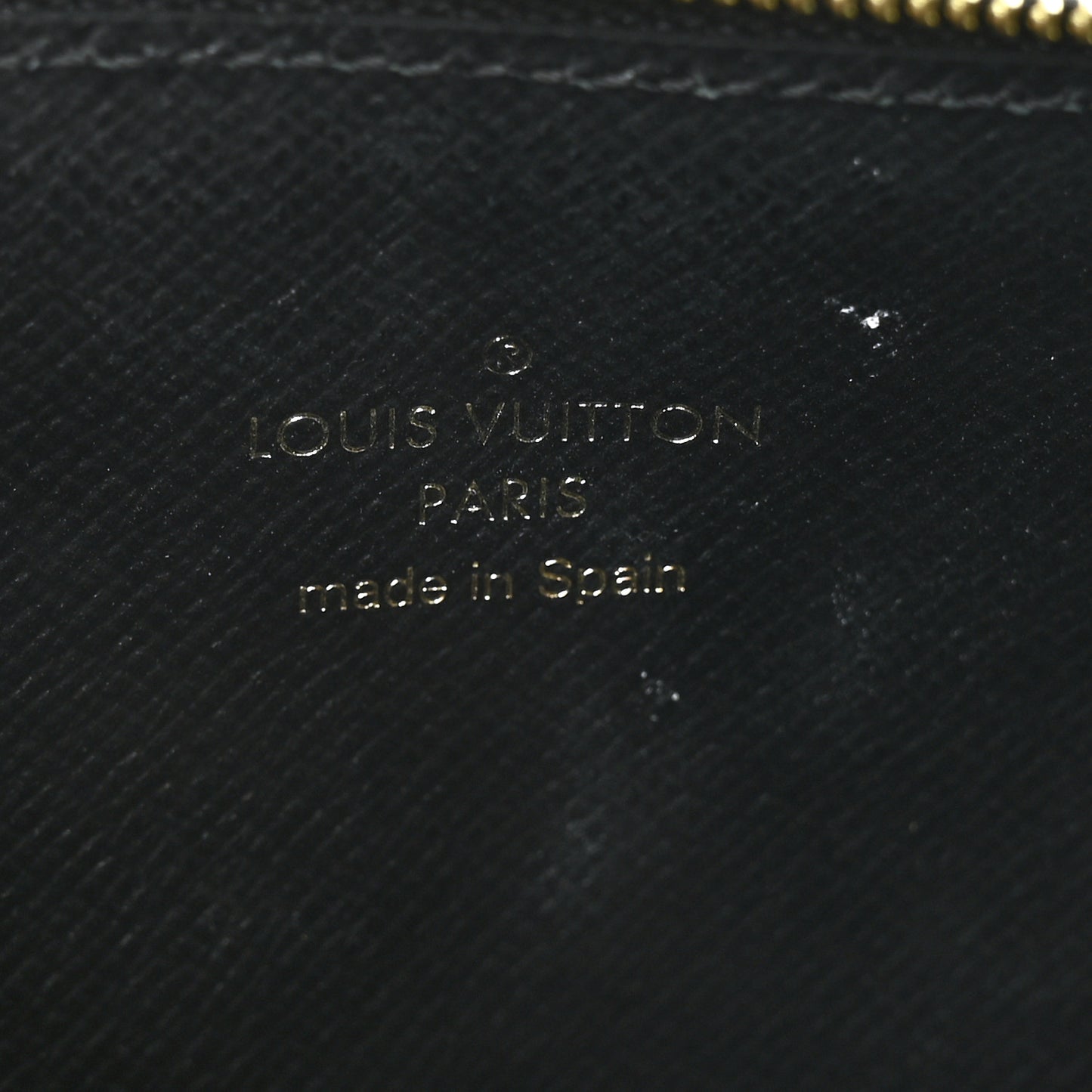 Monogram Slim Purse Black