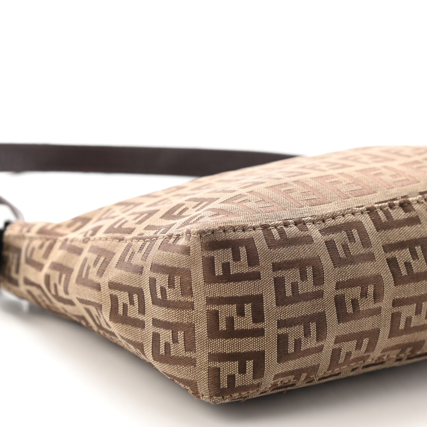 Fendi Zucchino Pochette Dark Brown 7 of 15