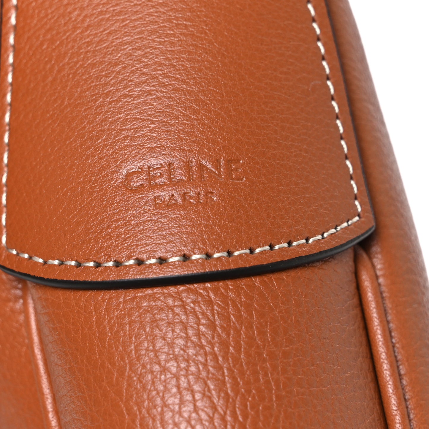 Supple Calfskin Medium Triomphe Heloise Shoulder Bag Tan