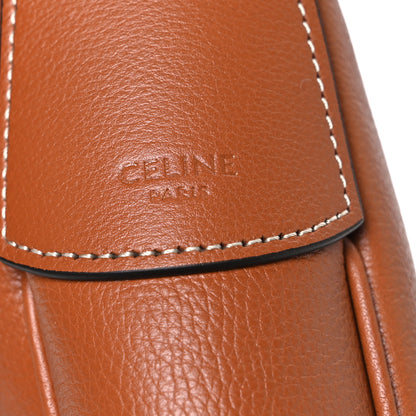 Celine Supple Calfskin Medium Triomphe Heloise Shoulder Bag Tan 6 of 11