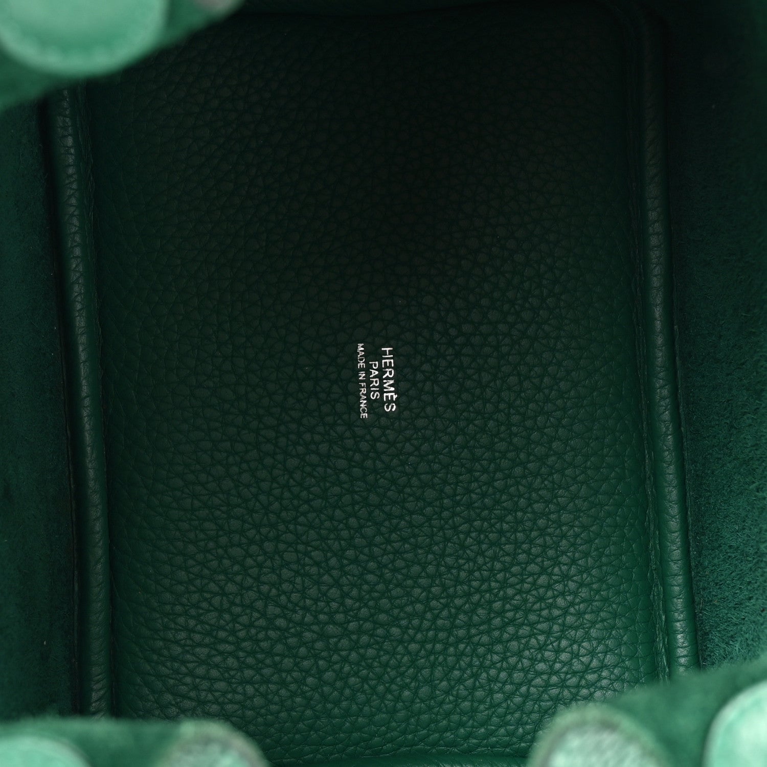 Hermes Taurillon Clemence Picotin Lock 18 Vert Vertigo 5 of 11