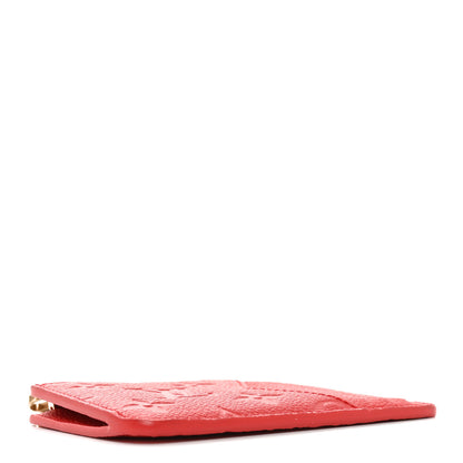 Louis Vuitton Empreinte Monogram Zipped Romy Card Holder Rouge 4 of 7