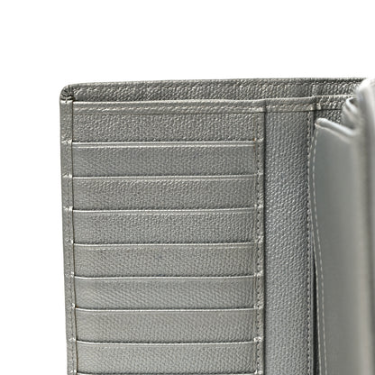 Chanel Grained Calfskin CC Button Yen Wallet Silver 7 of 7