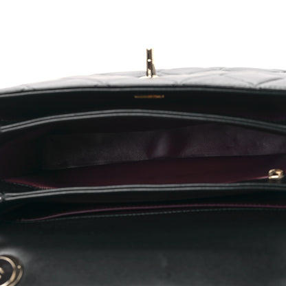 Chanel Lambskin Quilted Small Trendy CC Dual Handle Flap Bag Black 5 of 9