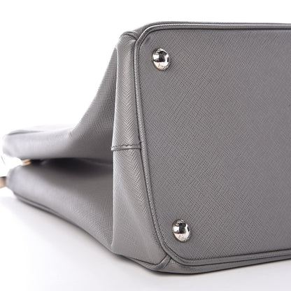 Prada Saffiano Medium Galleria Double Zip Tote Marmo 9 of 15